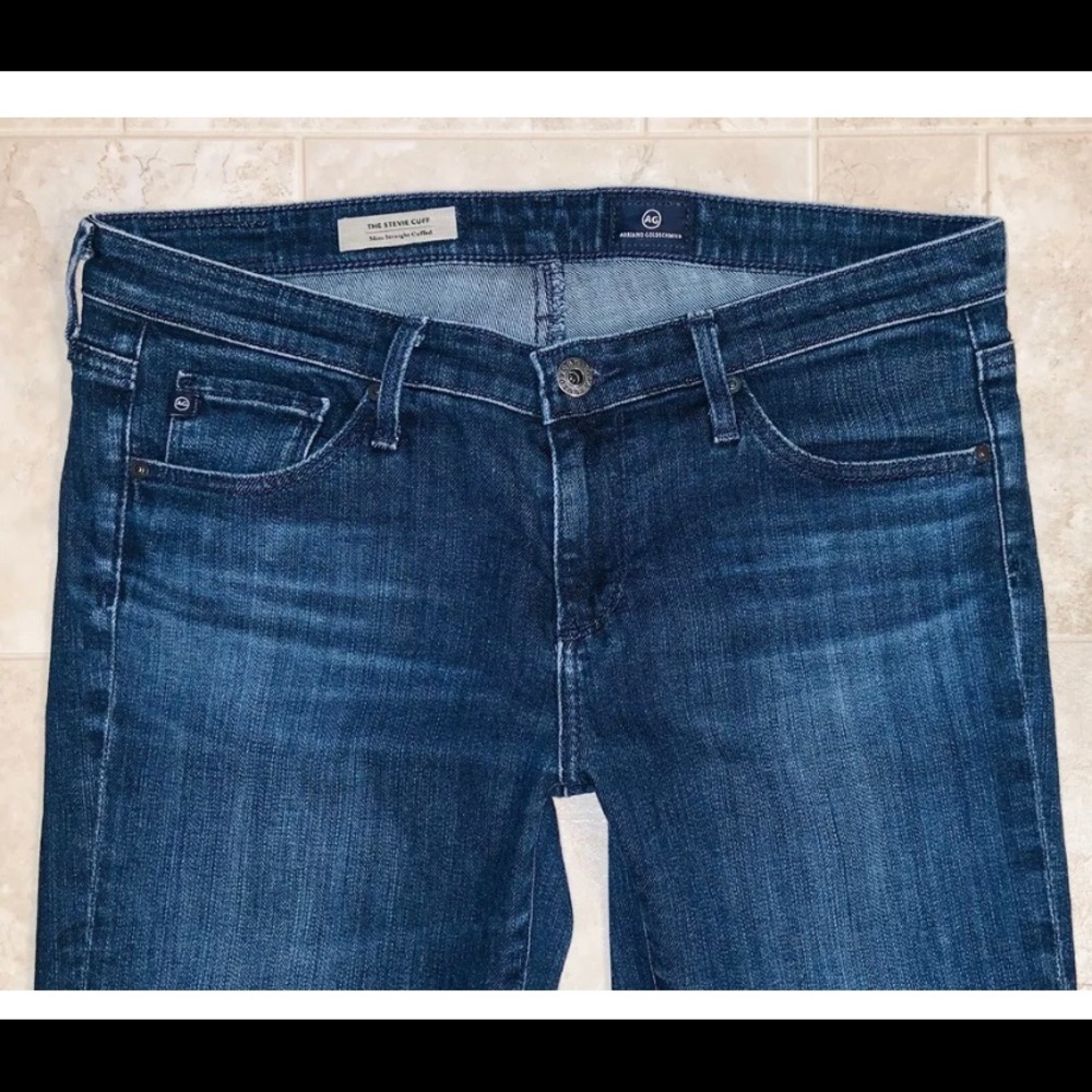 AG GOLDSCHMIED Jeans Stevie cuff slim straight 28
